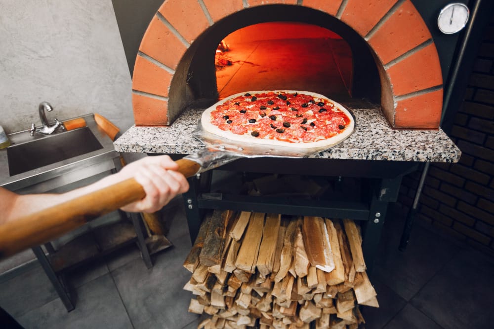 Pizzaoven of barbeque
