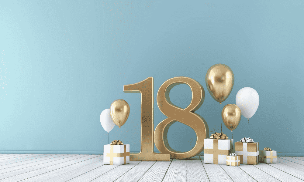 Je bent nu 18 jaar